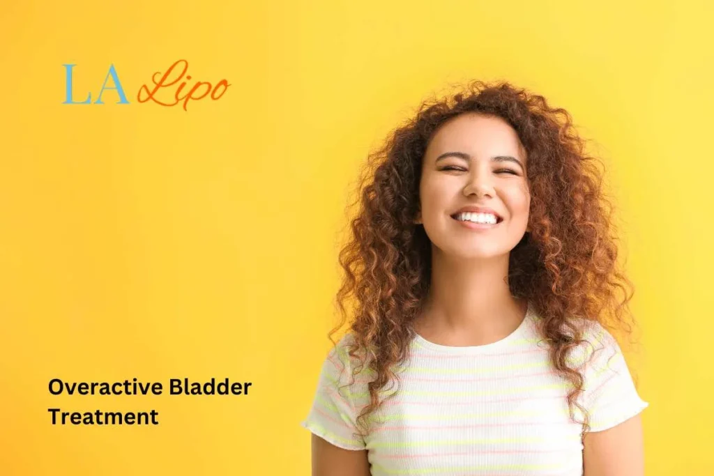woman smiling about overactive bladder treatment King's Norton solutions